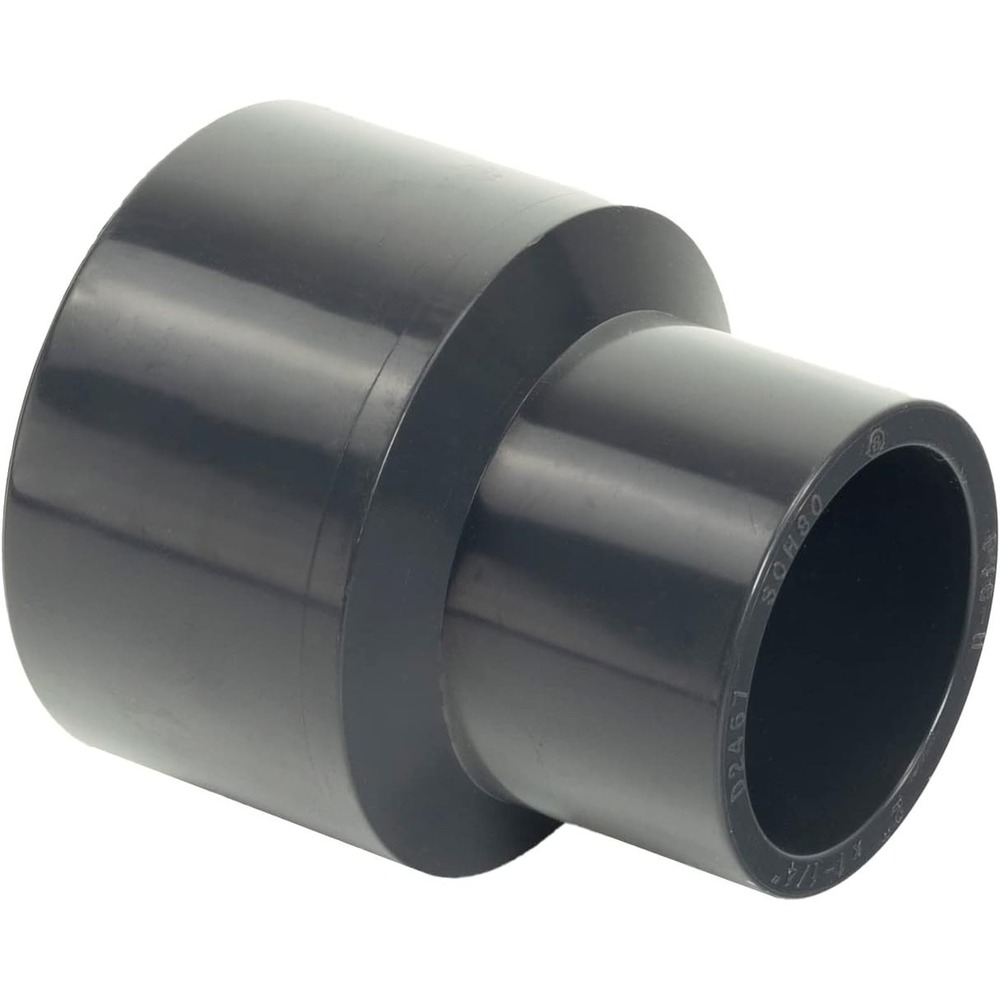 Bay Heights SCH80 3 to 2-1/2 Reducing Coupling PVC Fitting Reducer Set of 2